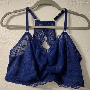 Torrid Curve 2x Royal Blue lace Brallet